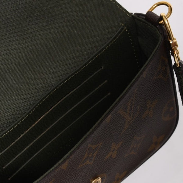 Very good condition LOUIS VUITTON Multi-pochette Félicie shoulder bag M80091 Brown Green Used 4a002385