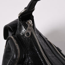 画像をギャラリービューアに読み込む, 極美品 BALENCIAGA バレンシアガ スーパービジー レザー Shoulder Bag ショルダーバッグ ブラック 802227 中古 4a003690