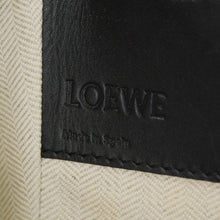 画像をギャラリービューアに読み込む, 極美品 LOEWE ロエベ ハンモックバッグ ラージ ハンドバッグ ショルダーバッグ レザー ブラック シルバー金具 261705 中古 4a003694