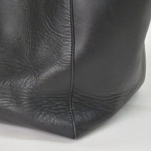 画像をギャラリービューアに読み込む, CELINE セリーヌ ホリゾンタルカバ レザートートバッグ フィービー期 レザー ブラック ハンドバッグ S-GM-1102H ゴールド金具 美品 中古 4a003683