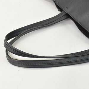 CELINE セリーヌ カバファントム レザートートバッグ フィービー期 レザー ブラック ハンドバッグ S-GM-1102H ゴールド金具 美品 中古 4a003683