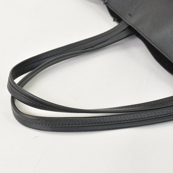 CELINE セリーヌ カバファントム レザートートバッグ フィービー期 レザー ブラック ハンドバッグ S-GM-1102H ゴールド金具 美品 中古 4a003683