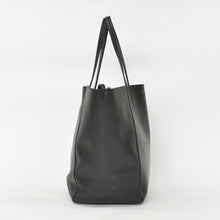 画像をギャラリービューアに読み込む, CELINE セリーヌ ホリゾンタルカバ レザートートバッグ フィービー期 レザー ブラック ハンドバッグ S-GM-1102H ゴールド金具 美品 中古 4a003683