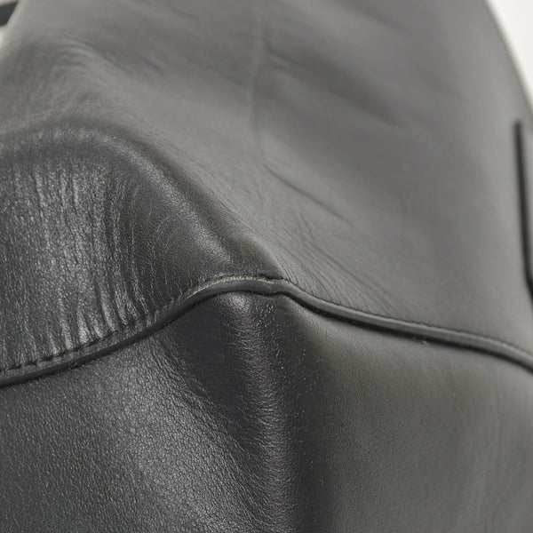 CELINE セリーヌ カバファントム レザートートバッグ フィービー期 レザー ブラック ハンドバッグ S-GM-1102H ゴールド金具 美品 中古 4a003683
