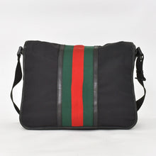 画像をギャラリービューアに読み込む, GUUCI グッチ Shoulder Bag ショルダーバッグ シェリーライン 181066 ブラック ggロゴ ブラック金具 美品 中古 4a003525