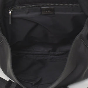 GUUCI Shoulder Bag Sherry Line 181066 Black GG Logo Black Metal Fittings Good Condition Used 4a003525