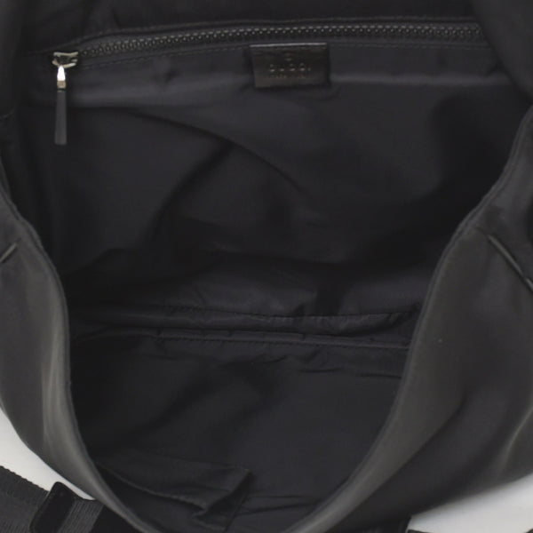 GUUCI Shoulder Bag Sherry Line 181066 Black GG Logo Black Metal Fittings Good Condition Used 4a003525