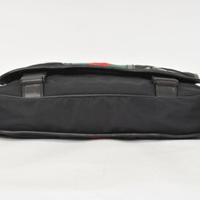 画像をギャラリービューアに読み込む, GUUCI グッチ Shoulder Bag ショルダーバッグ シェリーライン 181066 ブラック ggロゴ ブラック金具 美品 中古 4a003525