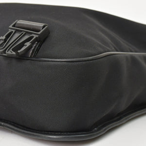 GUUCI Shoulder Bag Sherry Line 181066 Black GG Logo Black Metal Fittings Good Condition Used 4a003525