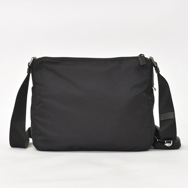 Very Good Condition PRADA Nylon Shoulder Bag Nylon Shoulder Bag RE-NYLON Black Pouch Used 4a003505