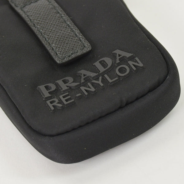 Very Good Condition PRADA Nylon Shoulder Bag Nylon Shoulder Bag RE-NYLON Black Pouch Used 4a003505