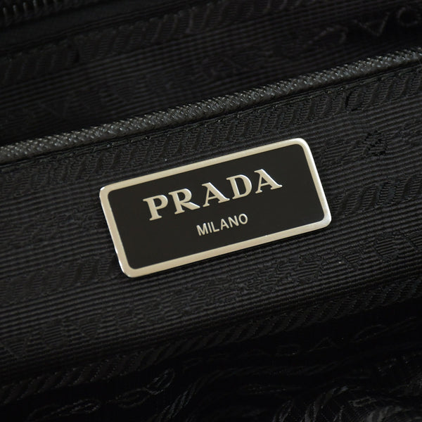 Very Good Condition PRADA Nylon Shoulder Bag Nylon Shoulder Bag RE-NYLON Black Pouch Used 4a003505