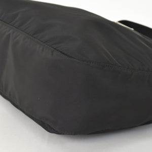 Very Good Condition PRADA Nylon Shoulder Bag Nylon Shoulder Bag RE-NYLON Black Pouch Used 4a003505