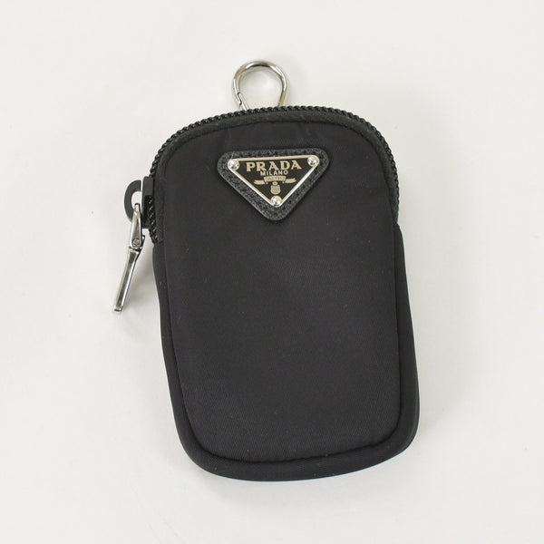 Very Good Condition PRADA Nylon Shoulder Bag Nylon Shoulder Bag RE-NYLON Black Pouch Used 4a003505