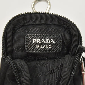 Very Good Condition PRADA Nylon Shoulder Bag Nylon Shoulder Bag RE-NYLON Black Pouch Used 4a003505
