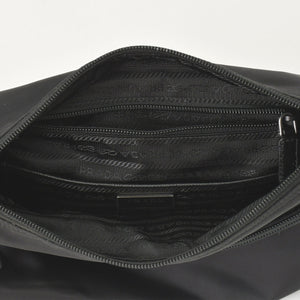Very Good Condition PRADA Nylon Shoulder Bag Nylon Shoulder Bag RE-NYLON Black Pouch Used 4a003505
