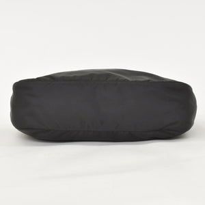 Very Good Condition PRADA Nylon Shoulder Bag Nylon Shoulder Bag RE-NYLON Black Pouch Used 4a003505