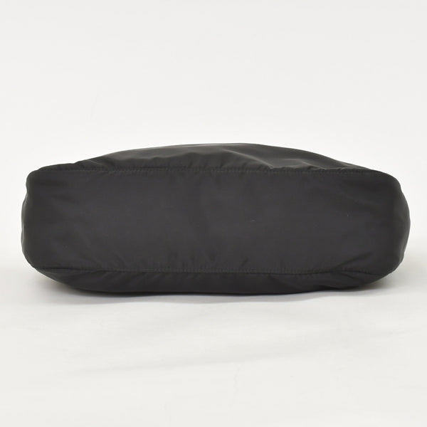 Very Good Condition PRADA Nylon Shoulder Bag Nylon Shoulder Bag RE-NYLON Black Pouch Used 4a003505