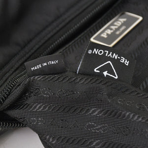 Very Good Condition PRADA Nylon Shoulder Bag Nylon Shoulder Bag RE-NYLON Black Pouch Used 4a003505