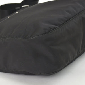 Very Good Condition PRADA Nylon Shoulder Bag Nylon Shoulder Bag RE-NYLON Black Pouch Used 4a003505