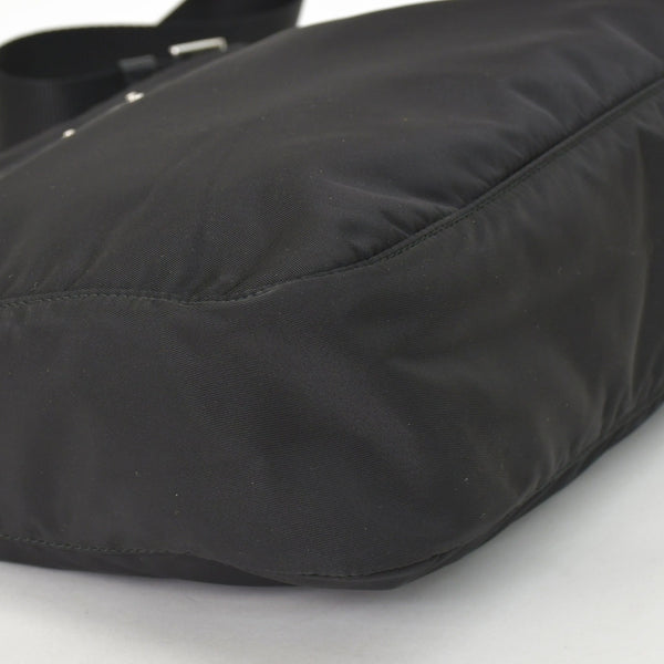 Very Good Condition PRADA Nylon Shoulder Bag Nylon Shoulder Bag RE-NYLON Black Pouch Used 4a003505