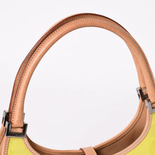 Load image into Gallery viewer, GUCCI グッチ ジャンボGG ジャッキー ホーボーバッグ GGキャンバス ハンドバッグ ライム ベージュ 三日月型 002 1068 美品 中古 4a003448