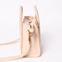 Load image into Gallery viewer, CELINE セリーヌ ハンドバッグ ショルダーバッグ ラゲージ ナノショッパー U-CU-0189 ベージュ ゴールド金具 美品 中古 4a003698