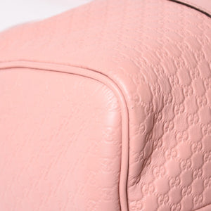 Very Good Condition GUCCI Gucci Shoulder Bag Mini Boston 2WAY Micro Gucci Shima Pink Shima Leather 449646 Used 4a003451