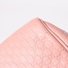 Load image into Gallery viewer, 極美品 GUCCI グッチ ショルダーバッグ ミニボストン 2WAY マイクログッチシマ ピンク シマレザー 449646 中古 4a003451