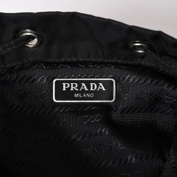 Very Good Condition PRADA 2WAY Bag Hand Bag Shoulder Bag Duet Bucket Bag Used 4a003700