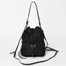 画像をギャラリービューアに読み込む, 極美品 PRADA プラダ 2WAY バッグ Hand Bag ハンドバッグ Shoulder Bag ショルダーバッグ デュエットバケットバッグ 中古 4a003700