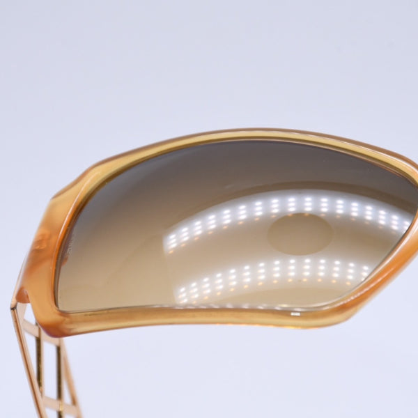 CHANEL シャネル サングラス アイウェア 5074-B c.791/18 サイズ62□15 120 ココマーク ラインストーン クリアイエロー 美品 中古 4a003733