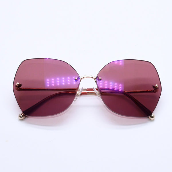Like new DOLCE &  GABBANA Dolce&ガBubana Sunglasses DG2204 64◻14 140 Pink lenses Gold temples 4a003716
