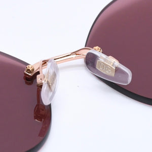 Like new DOLCE &  GABBANA Dolce&ガBubana Sunglasses DG2204 64◻14 140 Pink lenses Gold temples 4a003716