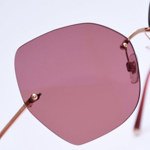 Like new DOLCE &  GABBANA Dolce&ガBubana Sunglasses DG2204 64◻14 140 Pink lenses Gold temples 4a003716