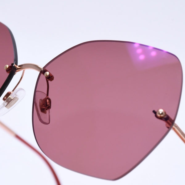 Like new DOLCE &  GABBANA Dolce&ガBubana Sunglasses DG2204 64◻14 140 Pink lenses Gold temples 4a003716
