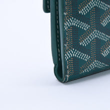 画像をギャラリービューアに読み込む, GOYARD ゴヤール サン・ガブリエル ウォレット シルバー金具 グリーン STGABRPMLTY09CL09P ヴォーゼルカーフスキン PVC 美品 中古 4a003846
