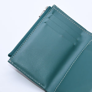 GOYARD Saint Gabriel Wallet Silver Hardware Green STGABRPMLTY09CL09P Vozel Calfskin PVC Good Condition Used 4a003846