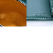 画像をギャラリービューアに読み込む, GOYARD ゴヤール サン・ガブリエル ウォレット シルバー金具 グリーン STGABRPMLTY09CL09P ヴォーゼルカーフスキン PVC 美品 中古 4a003846
