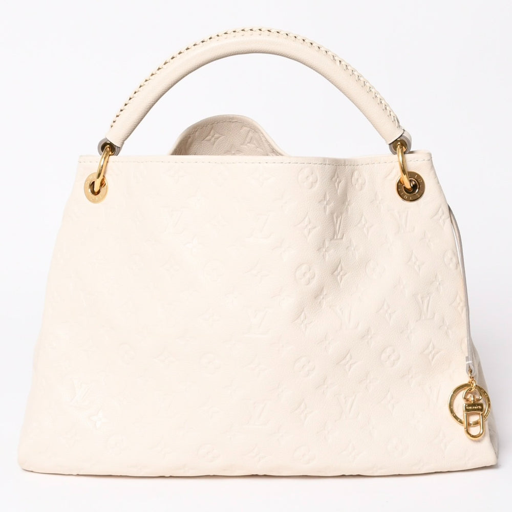 極美品 LOUIS VUITTON ルイヴィトン アーツィMM ショルダーバッグ モノグラムアンプラント M93449 ベージュ ゴールド金具 美品 中古 4a003702