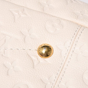 極美品 LOUIS VUITTON ルイヴィトン アーツィMM ショルダーバッグ モノグラムアンプラント M93449 ベージュ ゴールド金具 美品 中古 4a003702