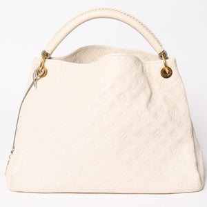 極美品 LOUIS VUITTON ルイヴィトン アーツィMM ショルダーバッグ モノグラムアンプラント M93449 ベージュ ゴールド金具 美品 中古 4a003702