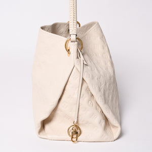 極美品 LOUIS VUITTON ルイヴィトン アーツィMM ショルダーバッグ モノグラムアンプラント M93449 ベージュ ゴールド金具 美品 中古 4a003702