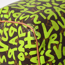 Load image into Gallery viewer, LOUIS VUITTON ルイヴィトン スピーディ30 ハンドバッグ モノグラムグラフィティ M93706 グリーン 美品 中古 4a003581