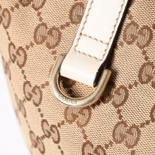 Load image into Gallery viewer, 極美品 GUCCI グッチ トートバッグ ハンドバッグ GGキャンバス レザー ベージュ ブラウン 169946 ゴールド金具 中古 4a003703