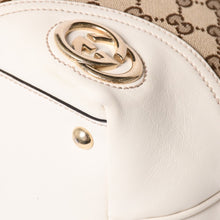 Load image into Gallery viewer, 極美品 GUCCI グッチ トートバッグ ハンドバッグ GGキャンバス レザー ベージュ ブラウン 169946 ゴールド金具 中古 4a003703