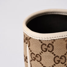 Load image into Gallery viewer, 極美品 GUCCI グッチ トートバッグ ハンドバッグ GGキャンバス レザー ベージュ ブラウン 169946 ゴールド金具 中古 4a003703