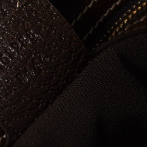 極美品 GUCCI グッチ GGキャンバス ショルダーバッグ ベージュ ブラウン ゴールド金具 163238 中古 4a003447