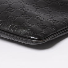 画像をギャラリービューアに読み込む, 極美品 GUCCI グッチ ショルダーバッグ 201533 レザー グッチシマ ブラック ゴールド金具 中古 4a003707