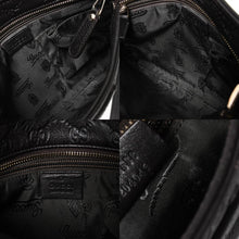 画像をギャラリービューアに読み込む, 極美品 GUCCI グッチ ショルダーバッグ 201533 レザー グッチシマ ブラック ゴールド金具 中古 4a003707